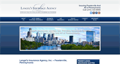 Desktop Screenshot of langelsinsurance.com