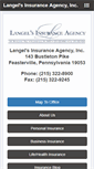 Mobile Screenshot of langelsinsurance.com
